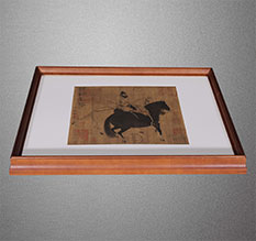 瓜州书画装裱配框服务案例