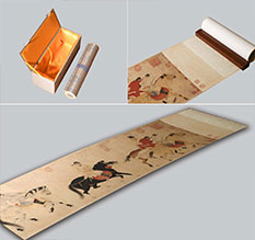 瓜州馆藏书画复制博物馆书画复制服务